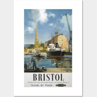 Bristol, Somerset - Vintage Railway Travel Poster - 1948-1965 Posters and Art